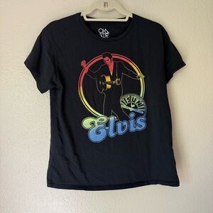 Chaser Elvis Black Graphic Tee